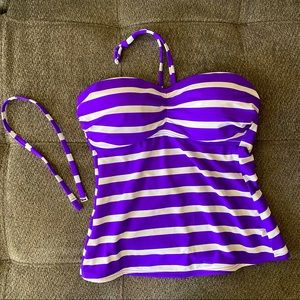 La Vie En Rose Aqua Tankini Top